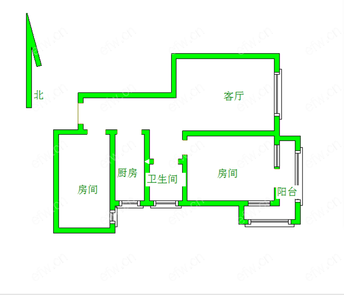 五星家园 2室2厅