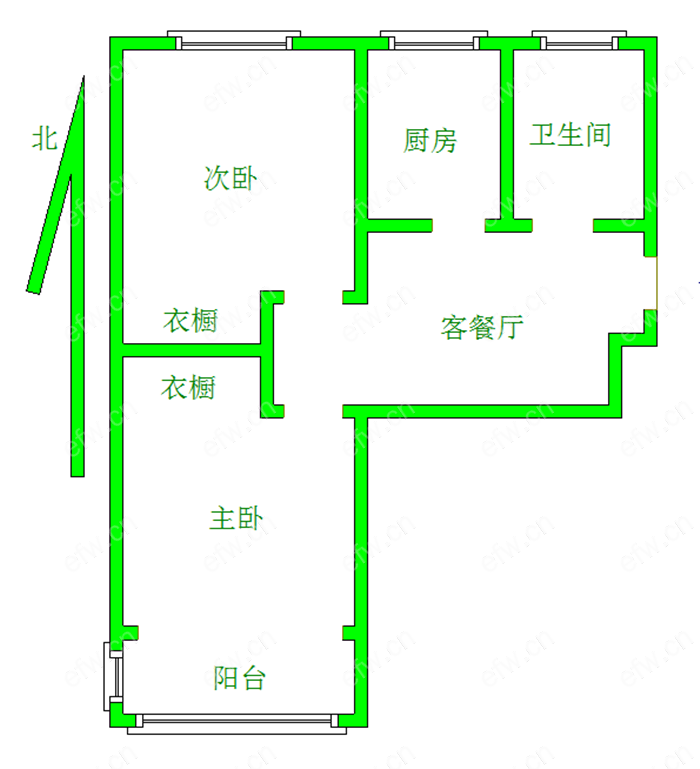西园里 2室1厅出售