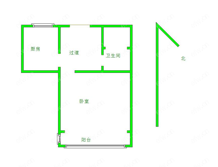 育才弄 1室1厅