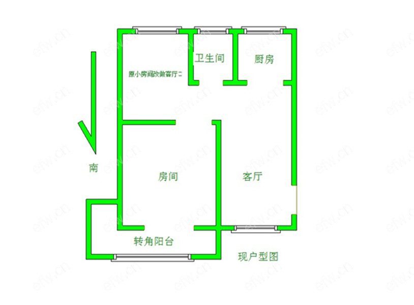 新惠家园（二期51-121） 2室2厅