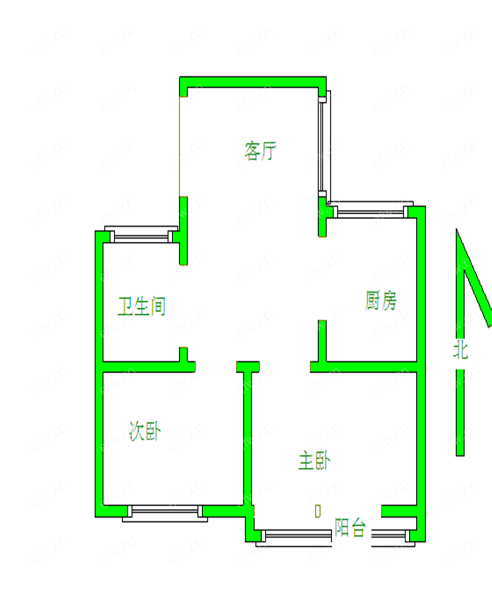 庄前新村（1-48号） 2室1厅