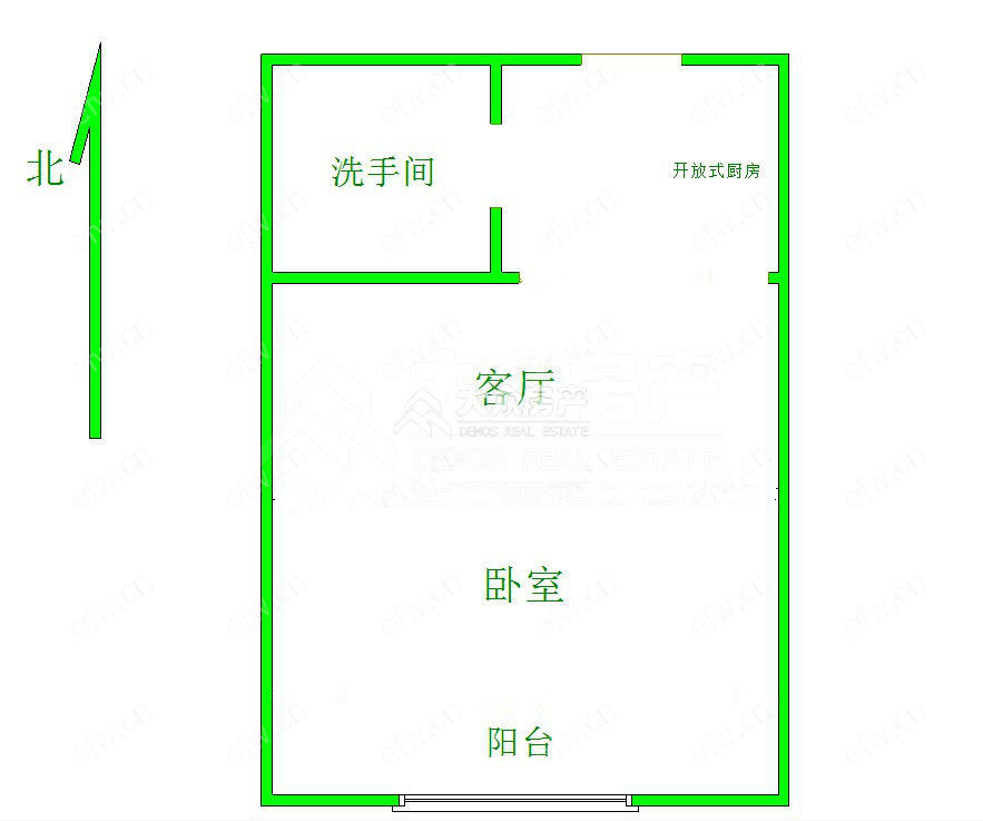 小天鹅品园 经典1房 东边户 全明 精装修！