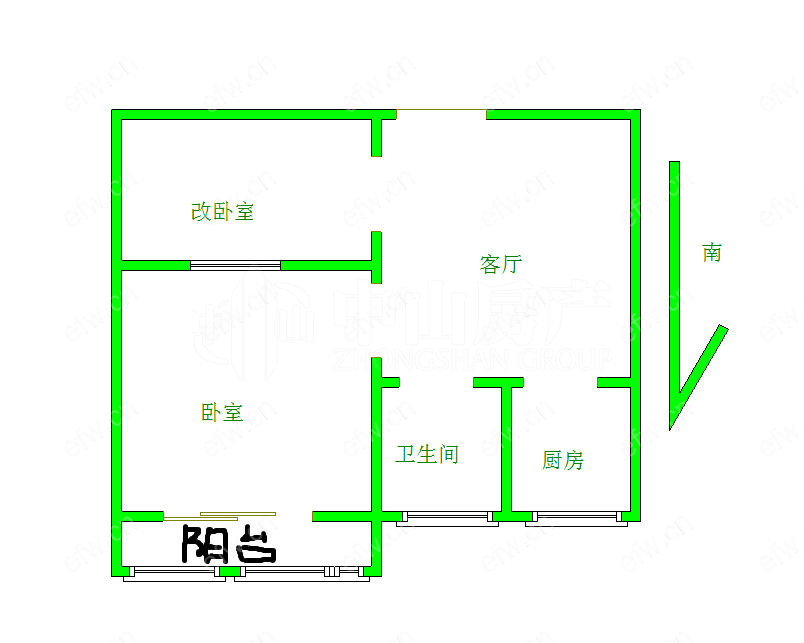 棉花巷 2室1厅