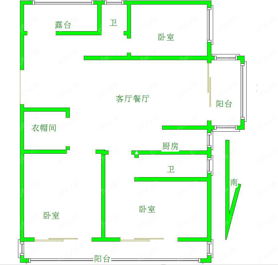 九龙仓时代上城B区 3室2厅