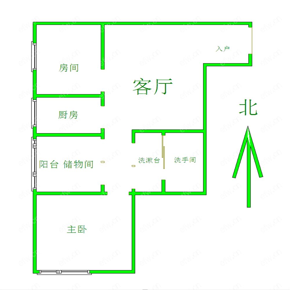 嘉德港与城(水韵金阁) 2室2厅