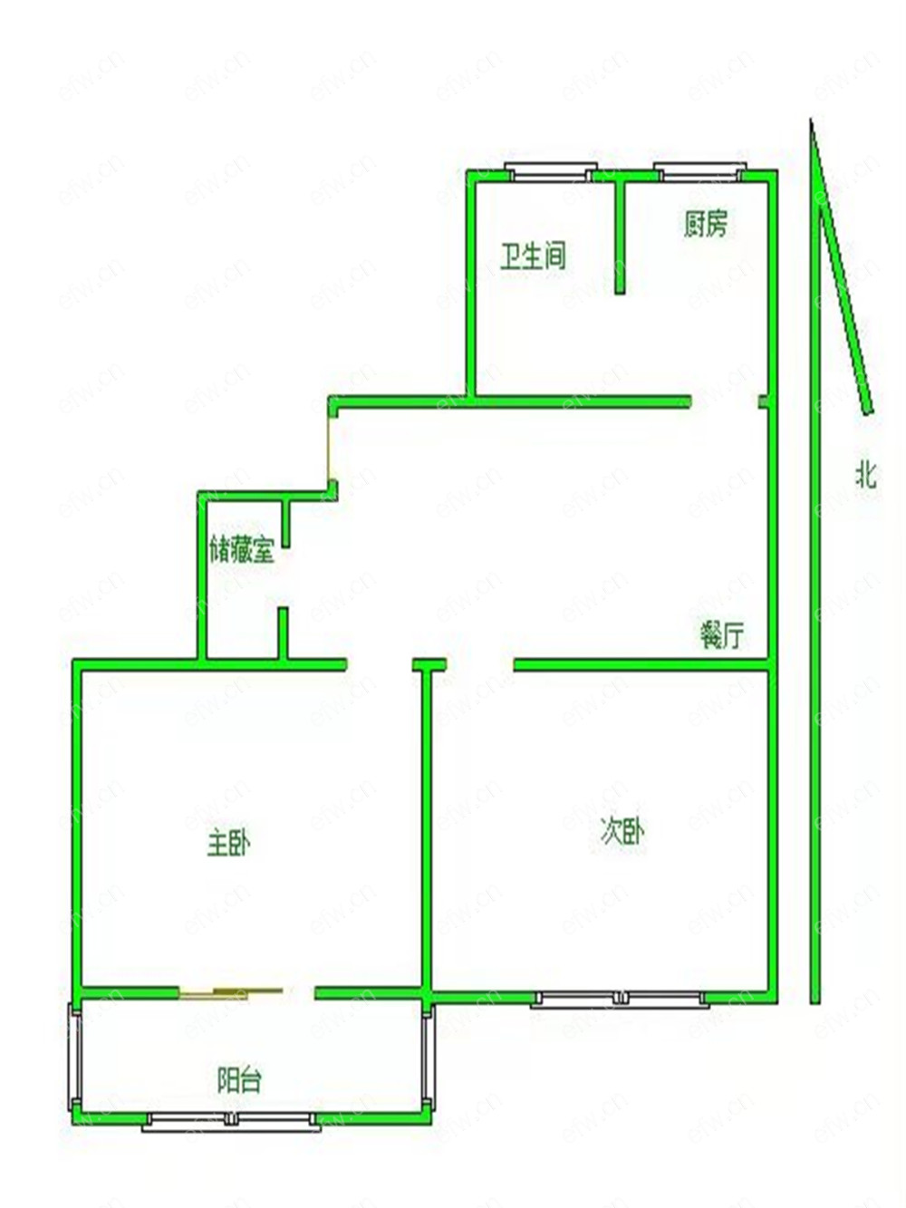 沁园新村 2室1厅