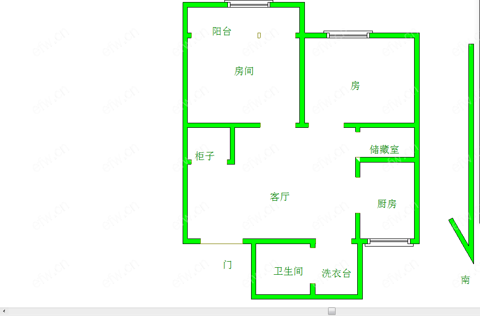 荣御山庄 2室1厅诚心出售