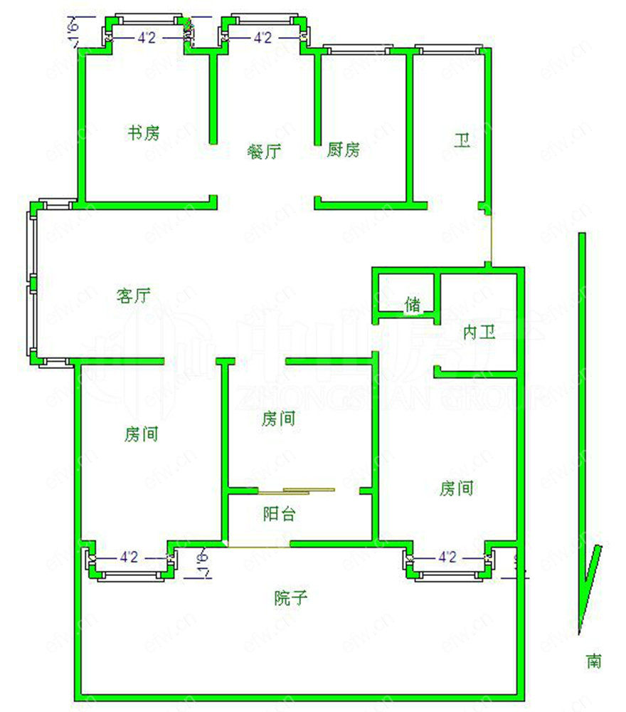 隐秀苑 4室2厅 打第三个电话现在的房东