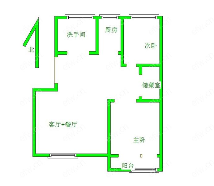 溪北新村（西区） 2室2厅