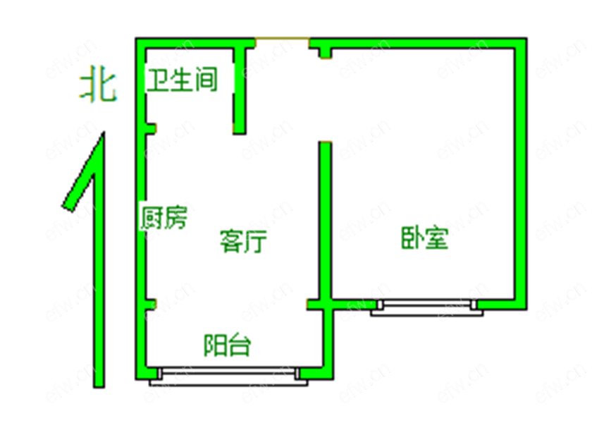 崇宁路 1室1厅