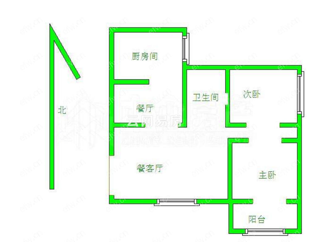 瑞星家园(东区1-33) 2室2厅