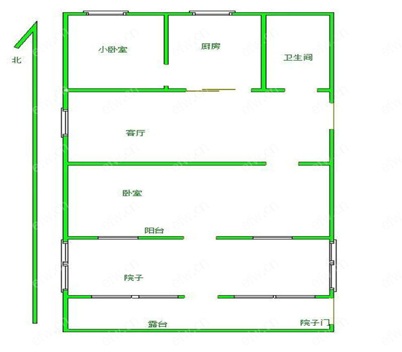 溪北新村（西区） 2室1厅