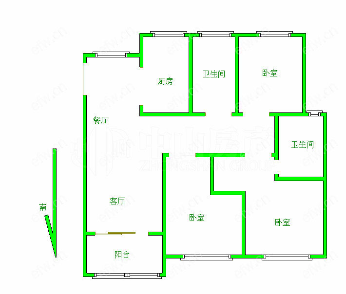 金科中心 3室2厅