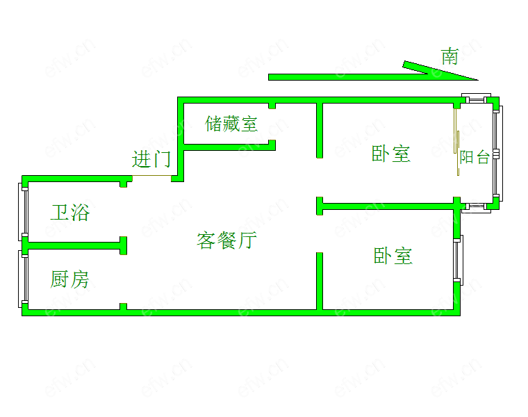 住友家园（住友苑） 2室2厅
