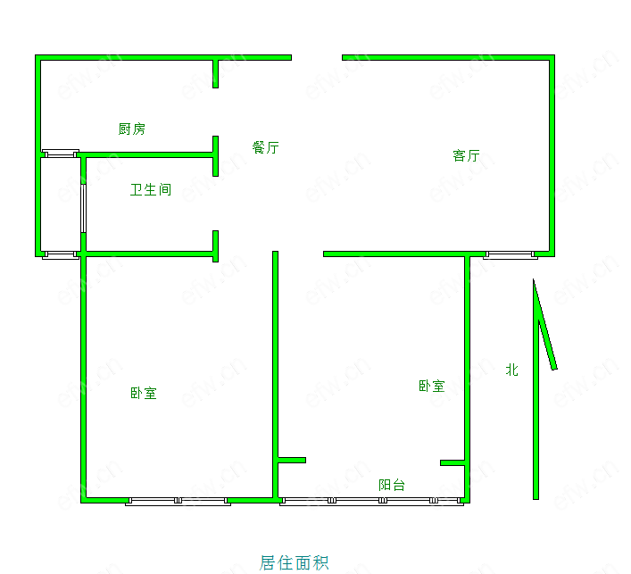 瑞扬家园 2室1厅