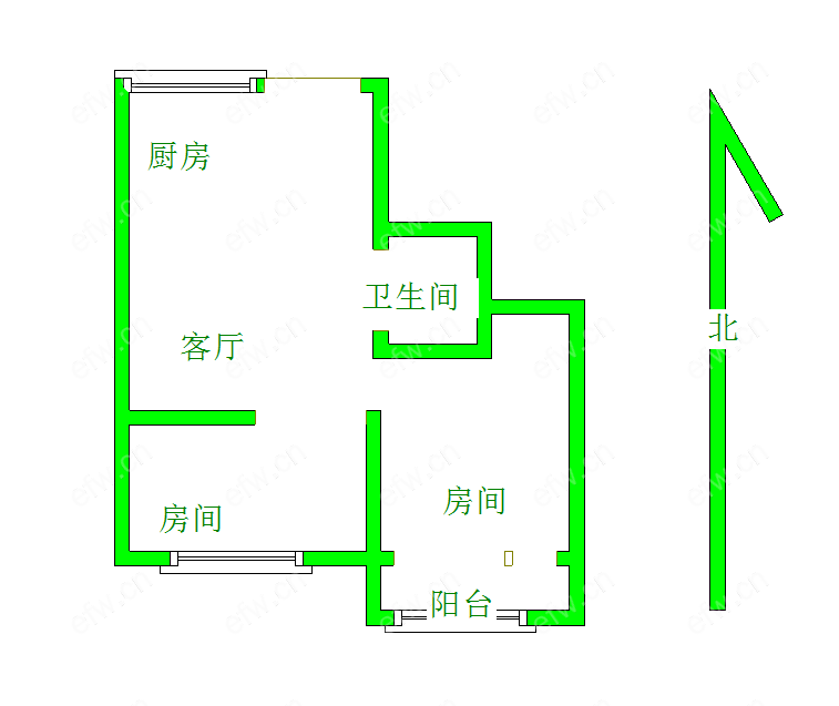 锡山新村 2室1厅