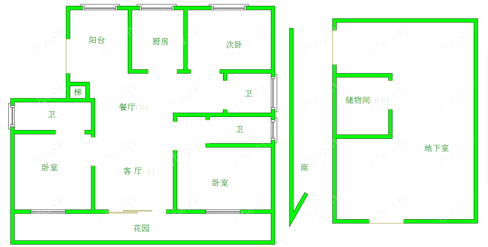 金科世界城E区 3室2厅