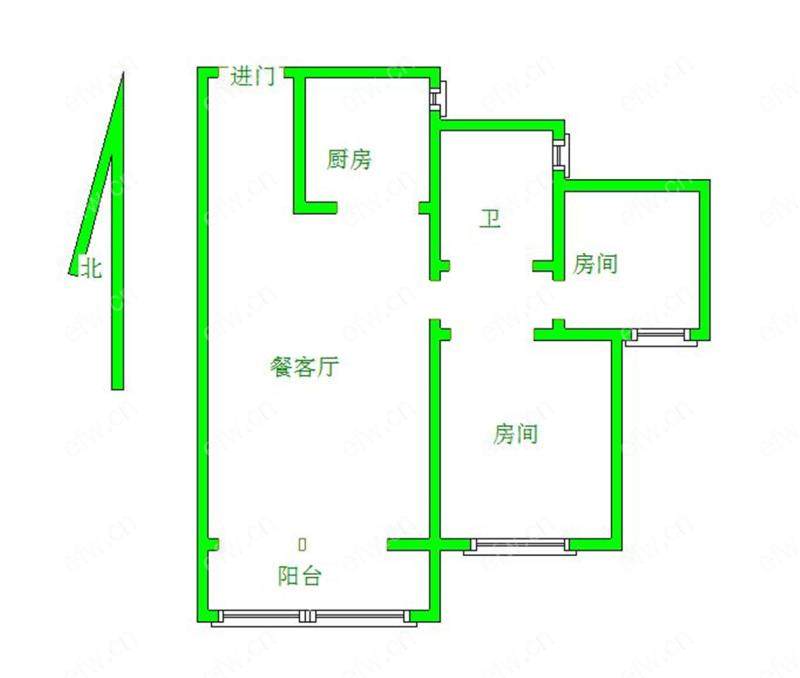 孔雀城(孔雀雅园一期） 2室2厅