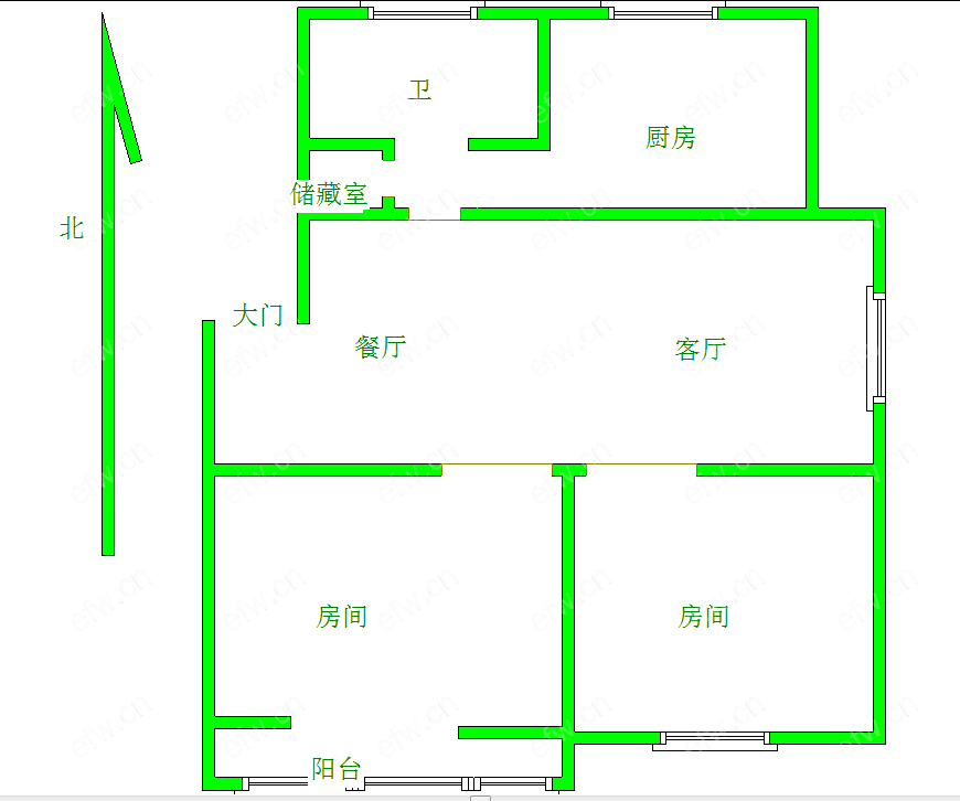 建华新村 3室2厅 看房预约