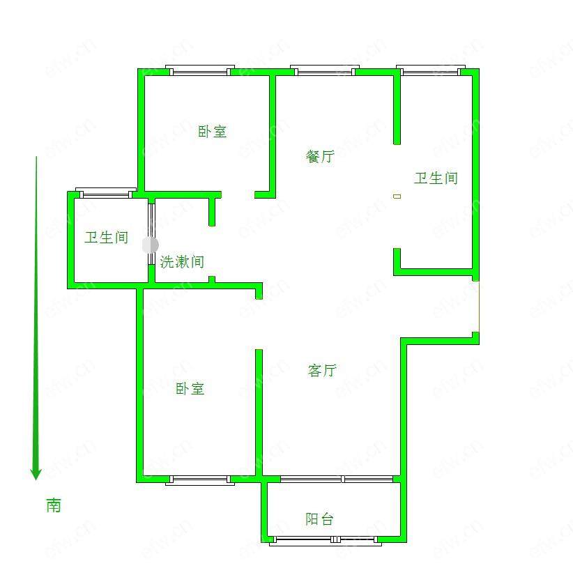 广晟苑 2室2厅