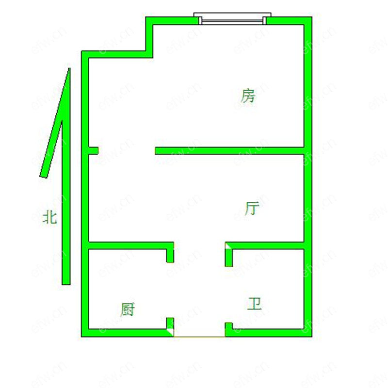 万达广场(单身公寓) 1室1厅