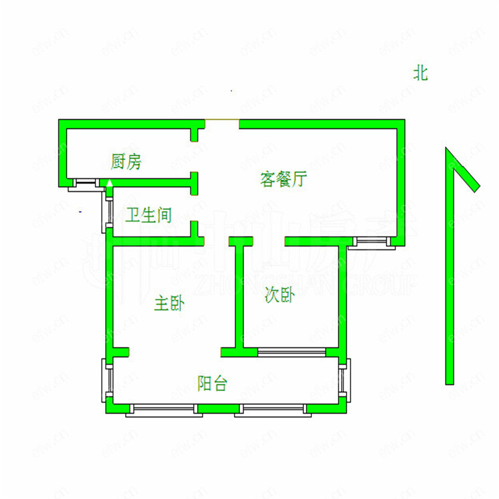 盛世家园（一期） 2室2厅