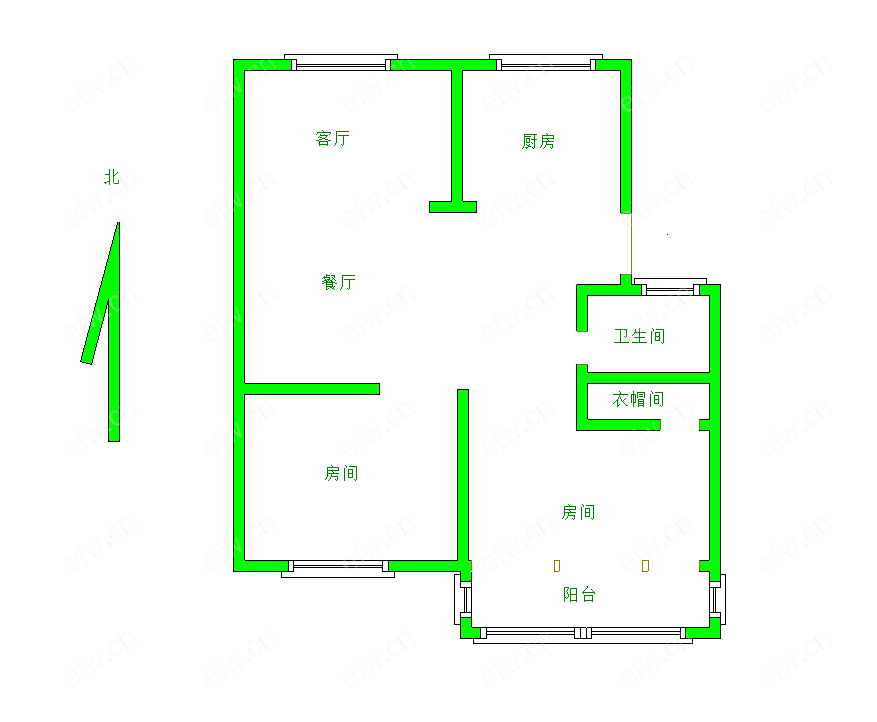 小娄巷住宅小区 3室1厅