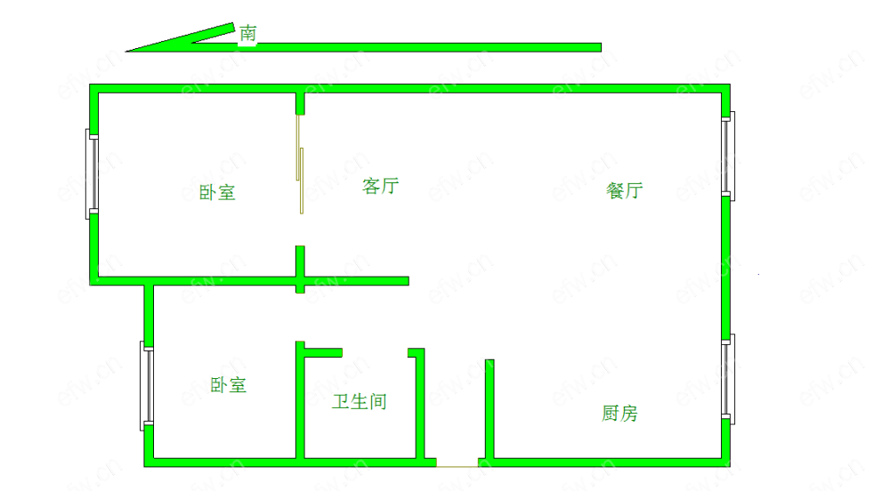 汤 巷  3 室 1厅