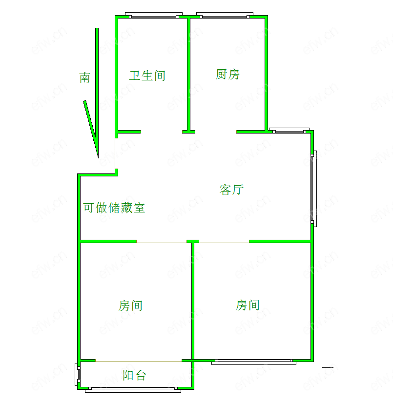 洋溪人家 2室2厅  精装修