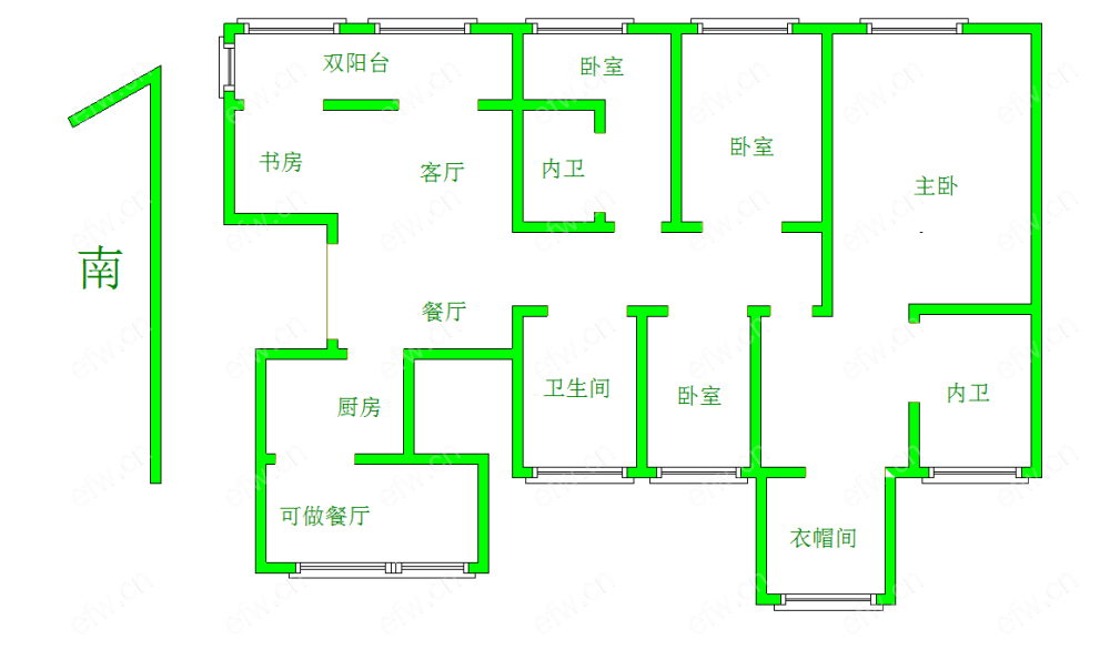 九龙仓玺园C区 5室2厅