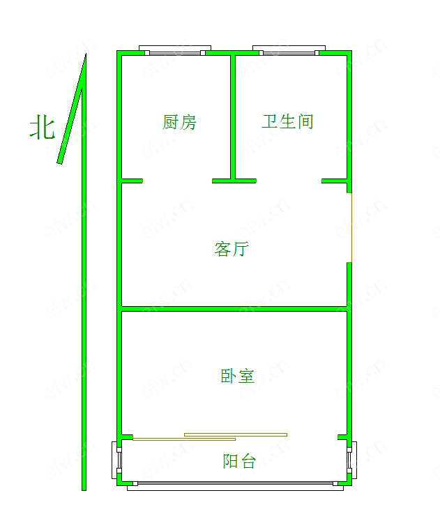 上马墩一村 1室1厅