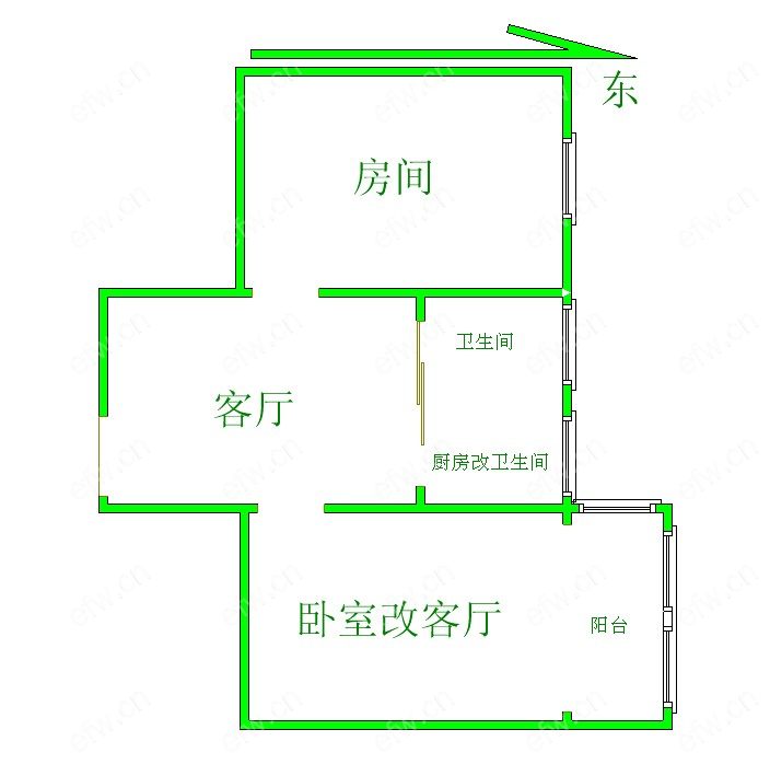 惠龙新村 2室1厅 装修好，位置佳，交通方便