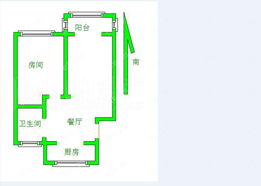 景丽西苑 改二室一厅