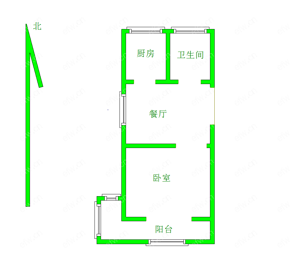 风雷新村（167-239) 1室1厅