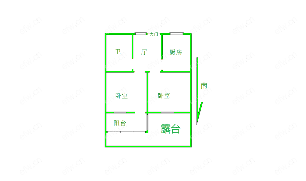 扬名一村 2室1厅