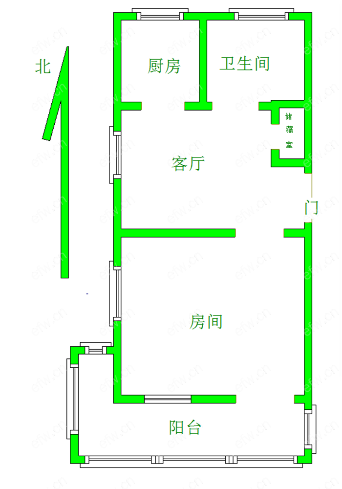 水秀新村 1室1厅