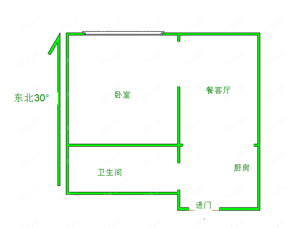 嘉德时代广场 1室1厅