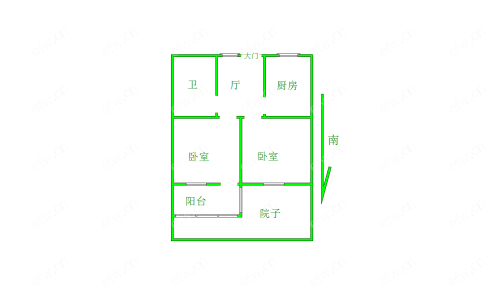 扬名一村 2室1厅