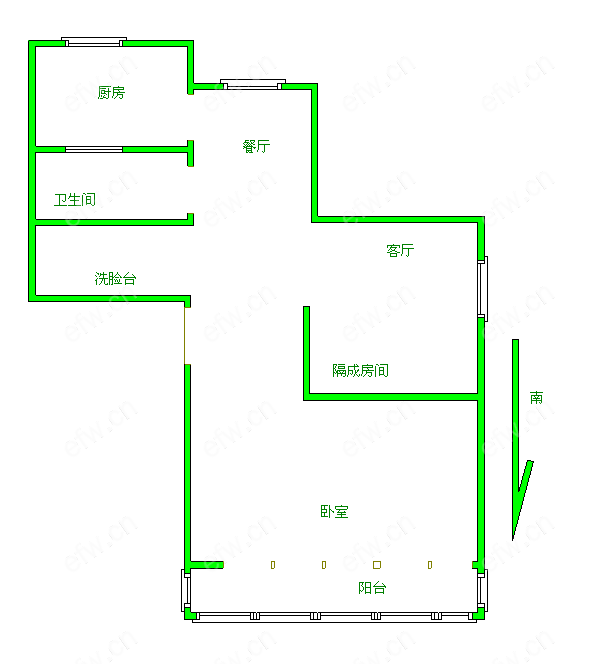 五河新村  1室1厅