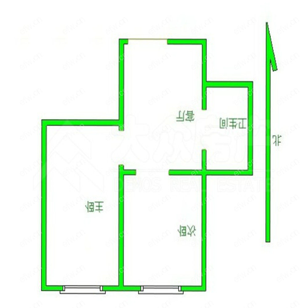 五里新村 2室1厅,出脚方便，设施齐全