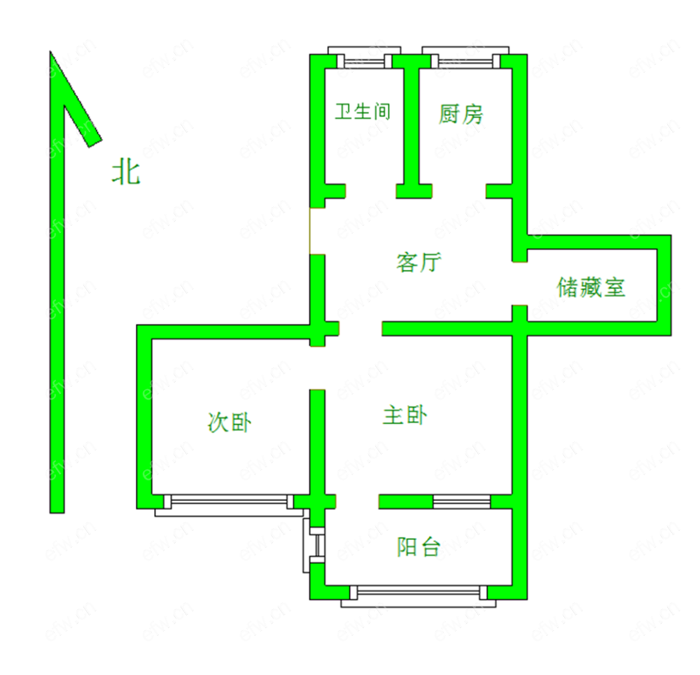 永兴巷 2室1厅