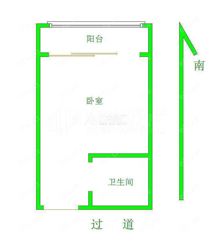 绿地观澜湾 1室1厅