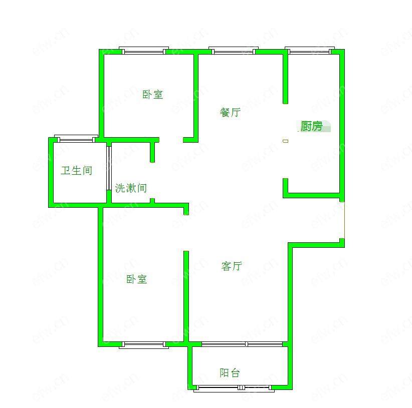 广晟苑 2室2厅