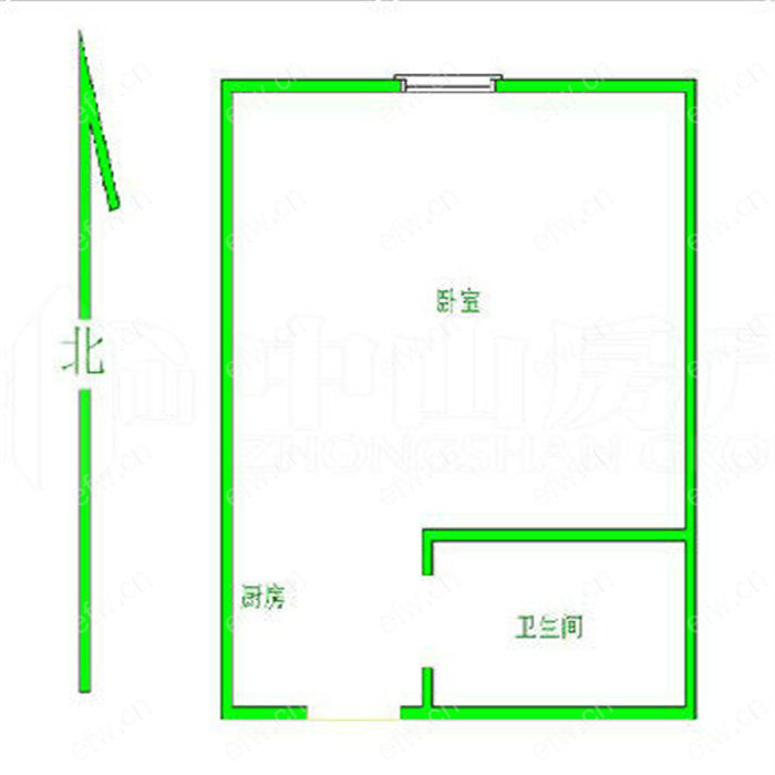 万达广场(单身公寓) 1室1厅