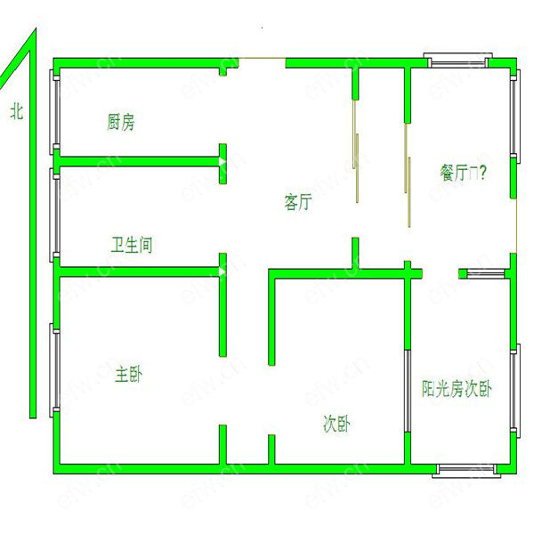 融创理想城市花园(亚美利加) 3室2厅