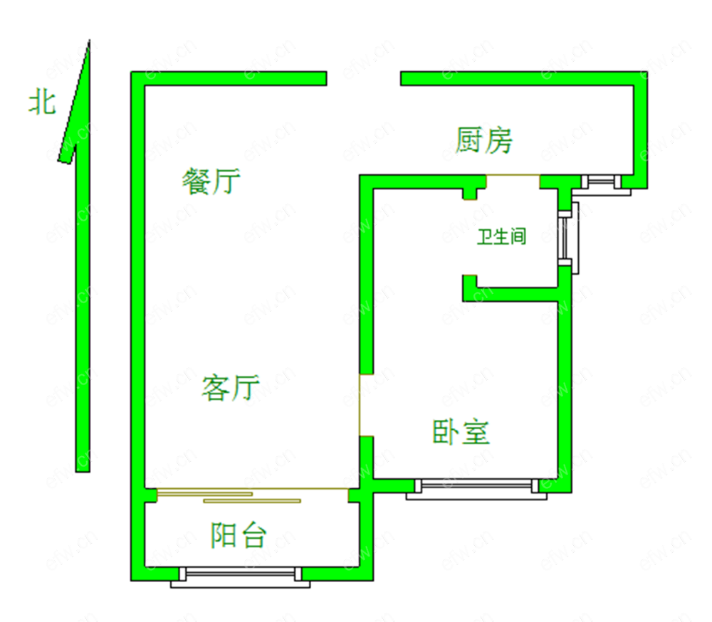 朗诗未来之家 1室1厅