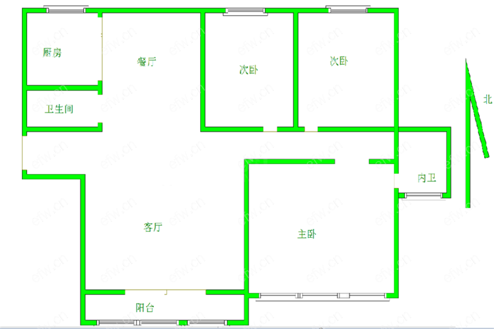 华仁凤凰城 3室2厅