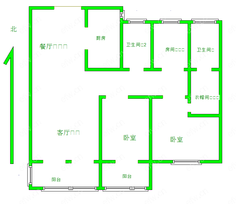 中城誉品 3室2厅