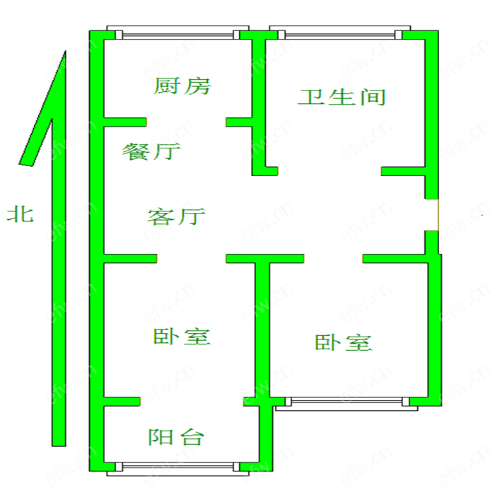 惠河路 2室2厅