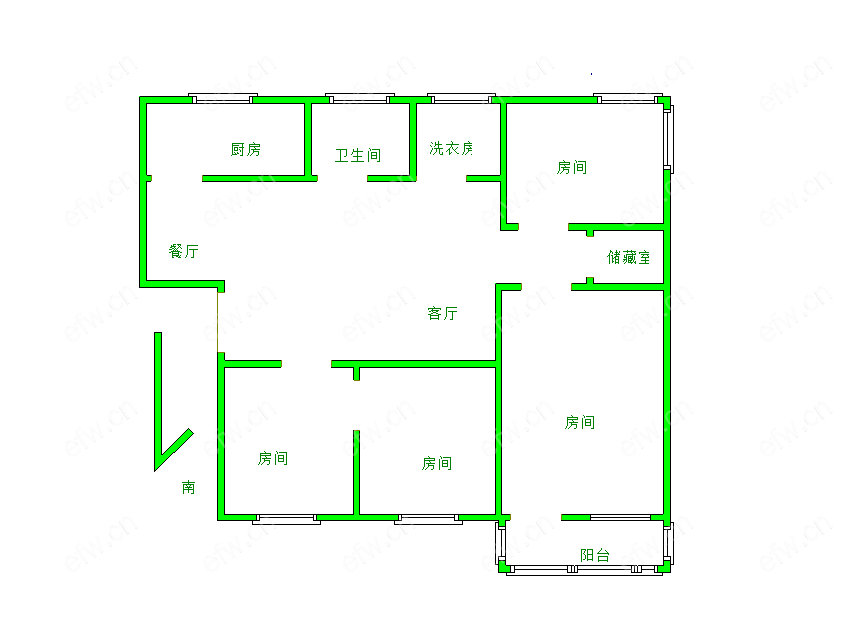 欣欣山庄 3室2厅